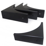4 Pcs Decorative Desk Box Corner Protector Desk Case Edge Cover Safety Guard Furniture Corner Bumpers Thickened Hardware （Black） In Australia - Darrahopens