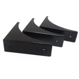 4 Pcs Decorative Desk Box Corner Protector Desk Case Edge Cover Safety Guard Furniture Corner Bumpers Thickened Hardware （Black）