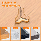 Corner Protector Baby Proofing,12 Pack 1.6inch Large Clear Corner Protectors for Furniture Corner Guard  Edge Safety Bumpers Table