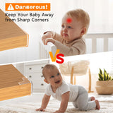 Corner Protector Baby Proofing,12 Pack 1.6inch Large Clear Corner Protectors for Furniture Corner Guard  Edge Safety Bumpers Table