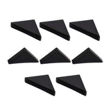 8 Pieces Black Triangle Shape Plastic Glass Corner Guards Covers Protectors well made and durable.
