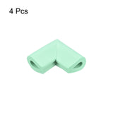 Edge Protectors, 4Pack U Foam Safety Bumper W Self-Adhesive Tape Furniture Corner Table Edge Guard, 2.16"x1.38"x0.315", Green