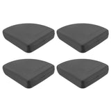 Corner Guards Edge Protector Furniture Table Corner Protectors Adhesive Soft Silicone Black 30x30x9mm, 28 Pcs