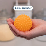 Reusable Dryer Balls, Fabric Softener for Laundry, Orange, 2.5 in, 6 Pack helping to dry more evenly. In Australia - Darrahopens