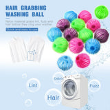 12 Pieces Pet Hair Remover for Laundry Dryer Balls Reusable Washing Machine Hair Catcher Pet Dog Cat Hair Catcher (Bright Color)