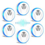 6 Packs Ultrasonic Pest Repeller, Electronic Pest Repellent Plug in Indoor Pest Control for Insect, Roaches, Mice, Spider In Australia - Darrahopens