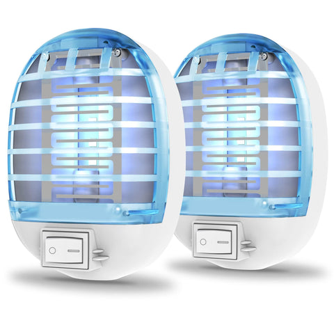 Fly Trap for Indoors, Bug Zapper Indoor, Electronic Mosquitoes Killer Mosquito Zapper with Blue Lights for Living Room,  (2 Packs) In Australia - Darrahopens