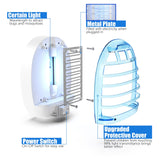 Fly Trap for Indoors, Bug Zapper Indoor, Electronic Mosquitoes Killer Mosquito Zapper with Blue Lights for Living Room,  (2 Packs) In Australia - Darrahopens