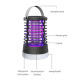 Bug Zapper Outdoor Bug Repellent Rechargeable Camping Lamp Waterproof Mosquito Killer Fly Trap Mosquito Repellent Portable Bug