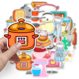 Kitchen Utensil Stickers for Water Bottle,Waterproof Vinyl 50pcs Stickers for LaptopComputer Phone Bumper Skateboard Luggage In Australia - Darrahopens