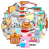 Kitchen Utensil Stickers for Water Bottle,Waterproof Vinyl 50pcs Stickers for LaptopComputer Phone Bumper Skateboard Luggage In Australia - Darrahopens