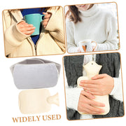 1 Set Plush Warm Water Bag PVC Portable Hand Warmer Household hot water bottl Winter accessory In Australia - Darrahopens