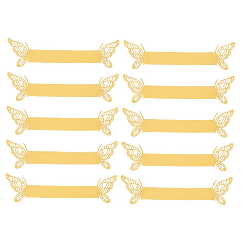 10pcs Butterfly Napkin Buckle Paper Napkin Rings Birthday Napkin Rings Butterflies Napkin Rings Buckle In Australia - Darrahopens