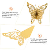 10pcs Butterfly Napkin Buckle Paper Napkin Rings Birthday Napkin Rings Butterflies Napkin Rings Buckle In Australia - Darrahopens