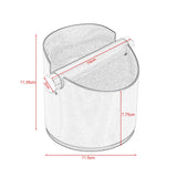 Knock Box, Stainless Steel Coffee Grounds Knock Box, With Removable Knock Bar and Non-Slip Rubber Base (Silver) In Australia - Darrahopens