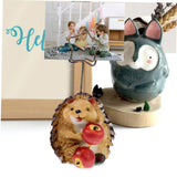 Little Hedgehog Note Holder Animal Ornament Wedding Decorations Display Shelf Display Shelves Wedding Table Number Holders Photo