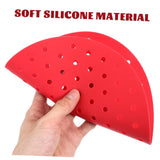4pcs Silicone Pad Square Silicone Mat Reusable Fryer Mat Fryer Accessories Fryer Tray Fryer Parchment Paper Fryer Pad Oven