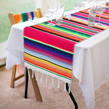 14 x 84 Inch for  Party Wedding Decorations Outdoor Picnics Dining Table, Fringe Cotton Table It is portable with mini size In Australia - Darrahopens