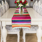 14 x 84 Inch for  Party Wedding Decorations Outdoor Picnics Dining Table, Fringe Cotton Table It is portable with mini size