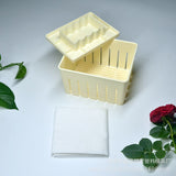 Tofu Press Mould (2PCS)  DIY Homemade Tofu Maker Pressing Mold Kit +Soybean Curd Cheese Cloth Kitchen Tools In Australia - Darrahopens