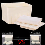 Tofu Press Mould (2PCS)  DIY Homemade Tofu Maker Pressing Mold Kit +Soybean Curd Cheese Cloth Kitchen Tools In Australia - Darrahopens