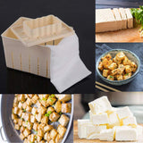 Tofu Press Mould (2PCS)  DIY Homemade Tofu Maker Pressing Mold Kit +Soybean Curd Cheese Cloth Kitchen Tools In Australia - Darrahopens