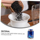 1pc Tea Tin Can Decorative Candles Storage Jars with Lids Tea Containers Chinese Tea Tins Condiment Containers Round Tea Tins