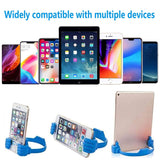 Thumbs Up Cell Phone Holder for Desk, Universal Flexible Cell Phone Stand for Tablet Holder, Cellphone Holder(Purple/black/blue) In Australia - Darrahopens