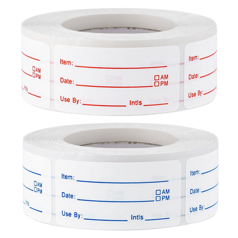 2 Roll Date Stickers Food Date Labels Stickers Freezer Labels Date Stickers to Write Food Containers Labels Frozen Stickers In Australia - Darrahopens