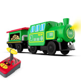 Wooden Train Accessories Battery Operated Locomotive Train, Remote Control Train for Track Set, Powerful  (Battery Not Included)