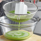 Double Fine Mesh Strainer Stainless Steel Handle Length Black Plastic Handle- Kitchen Utensil Food Strainer Skimmer Spoon In Australia - Darrahopens