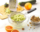 Double Fine Mesh Strainer Stainless Steel Handle Length Black Plastic Handle- Kitchen Utensil Food Strainer Skimmer Spoon