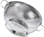 Stainless Steel Kitchen Strainer For Washing Rice, Pasta And Small Grains fruits or strain rice faster than ever In Australia - Darrahopens