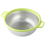 Stainless Steel  With Handle and Legs, Large Metal Green Strainer for Pasta, Spaghetti, Berry, Veggies, Fruits, Noodles, Salads In Australia - Darrahopens