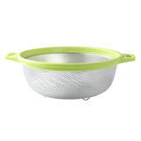 Stainless Steel  With Handle and Legs, Large Metal Green Strainer for Pasta, Spaghetti, Berry, Veggies, Fruits, Noodles, Salads In Australia - Darrahopens
