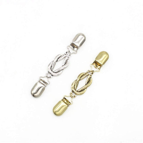 2 Pieces Retro Sweater Clips Cardigan Collar Clip Women Brooch Shawl Clips durable and sturdy, no break In Australia - Darrahopens