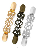 3PCS Vintage Sweater Shawl Clips Tie Up Sweater Clip Scarf Clip Dresses Shawl Clip Retro Cardigan Clip Cardigan Flower Patterns In Australia - Darrahopens