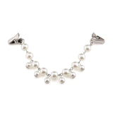3 pieces Pearl Crystal Sparkling Teardrop Chain Dresses Shawl Clip Retro Sweater Collar Clips Retro Cardigan Clip Shawl  Clips In Australia - Darrahopens