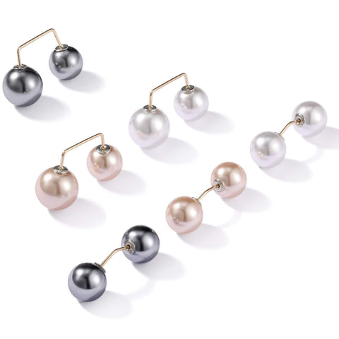 6 Pieces Artificial Pearl Brooch Pins Anti-Exposure Neckline Safety Pins Sweater Shawl Clips for Women Girls Wedding Party In Australia - Darrahopens