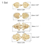 Vintage Sweater Clips Cape Cloak Clasp Retro Cardigan Clips Shawl Collar Clasp Dress Shirt Brooch Clip for Women