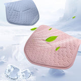 Cushion Cover, Summer Jelly Gel Seat Cushion for Car Front Seat, Gel Seat Cushion for Long Sitting, for Ultimate (Pink/Blue gray) In Australia - Darrahopens