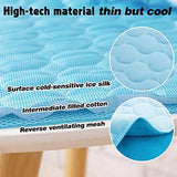 Mat Pad for Dogs Cats Ice Silk Mat Cooling Blanket Cushion for Kennel/Sofa/Bed/Floor/Car Seats Cooling (XL:40 x 28 inches, Blue) In Australia - Darrahopens