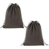 2 Pcs Portable Headphone Carrying Bag Travel Headset Storage Pouch Soft Drawstring Headphone Case Bag for Over-Ear  (Gray Color) In Australia - Darrahopens