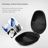Headphone Case Carrying Organizer Hard Headphones Storage Bag Pouch Compatible with  Philips 3 Sony  (Black) In Australia - Darrahopens