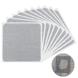 Window Screen Repair Patch, 3-Layer Strong Adhesive Window Screen Mesh Tape, Repair for Window and Door Tears (10cm x 10cm)，Black