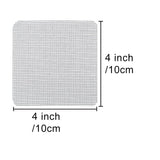 Window Screen Repair Patch, 3-Layer Strong Adhesive Window Screen Mesh Tape, Repair for Window and Door Tears (10cm x 10cm)，Black