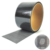 Window Screen Repair Tape, 2 Inches x Length 6.6 Ft (5cm x 2m), 3-Layer Strong Adhesive Window Screen Mesh Patch, Repair for Black