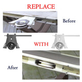 Sliding Screen Door Lower Roller Fit  Part  1" Nylon Concaved Wheels, Side Adjustable, Mounting Screws Included, 2 Pack