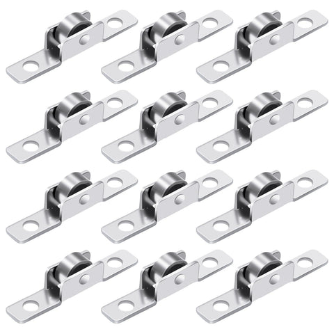12 Pack 3/8 inch Push-Pull Sliding Window Roller Metal Wheels, Universal Metal Sliding Axles Window Pulley Single Rollers Wheel In Australia - Darrahopens