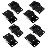 4 Pairs Sliding Door Pulley Plastic Sliding Door Roller for Cabinet Barn Door Wardrobe Closet(Black)